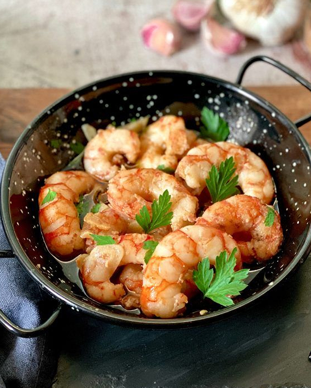 Gambas al ajillo
